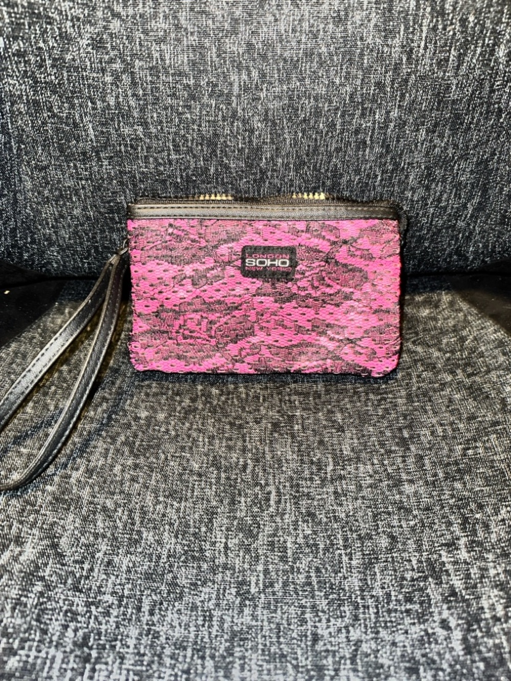 The London Soho New York Wristlet Cosmetic Bag
